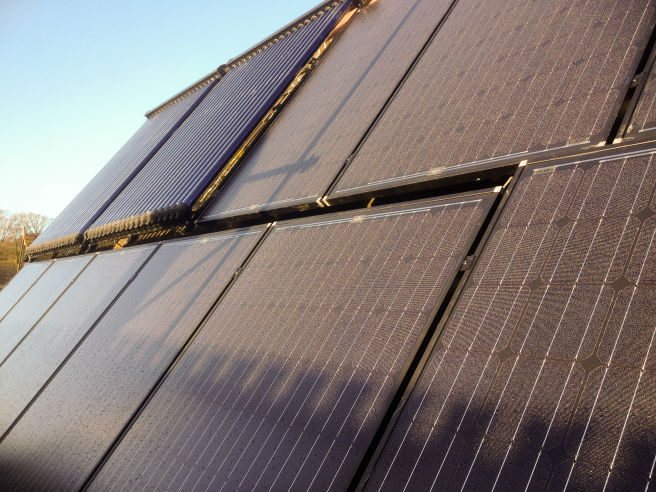 Solar panels Image of our solar panels