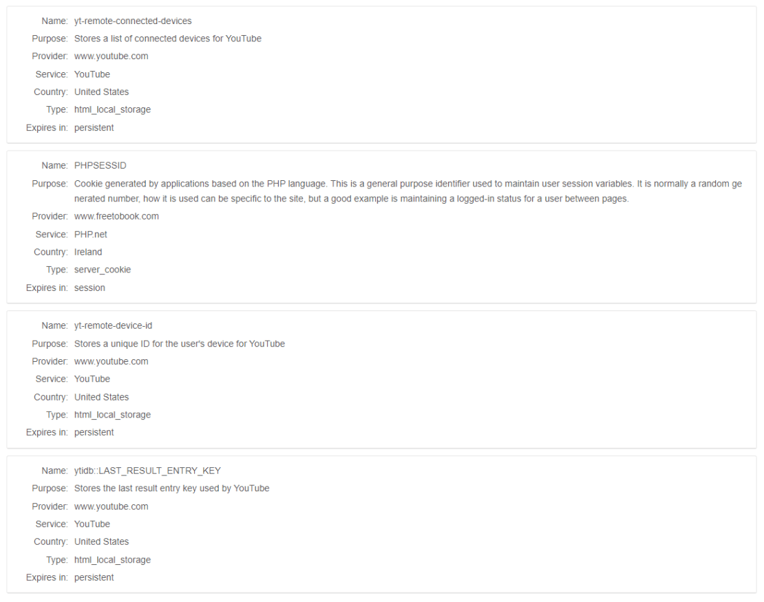 Performance and functionality cookies