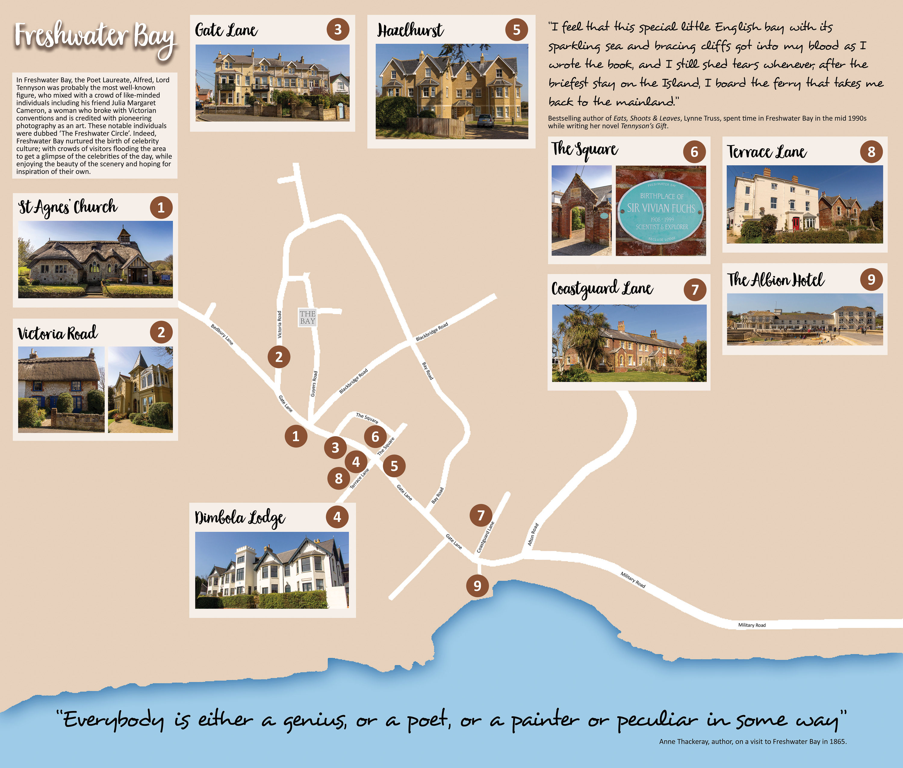 Freshwater Bay Heritage Trail Map