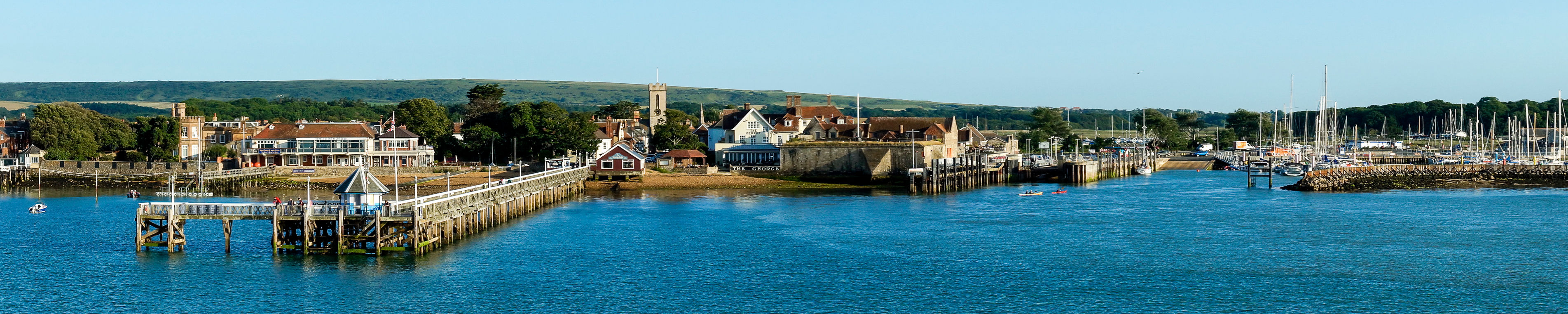 Image of Yarmouth from the Solent